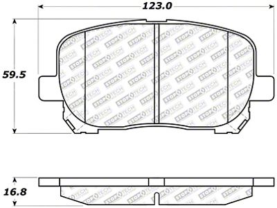 StopTech Street Select Brake Pads - Front - 305.09230