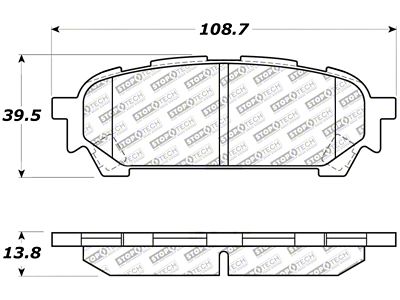 StopTech Street Select Brake Pads - Front - 305.10040