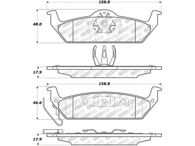 StopTech Street Select Brake Pads - Front - 305.10120