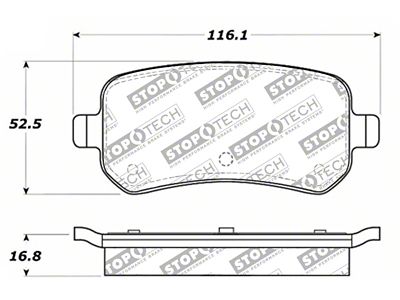 StopTech Street Select Brake Pads - Front - 305.10210