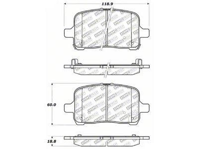 StopTech Street Select Brake Pads - Front - 305.10280