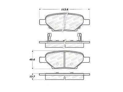 StopTech Street Select Brake Pads - Front - 305.10330