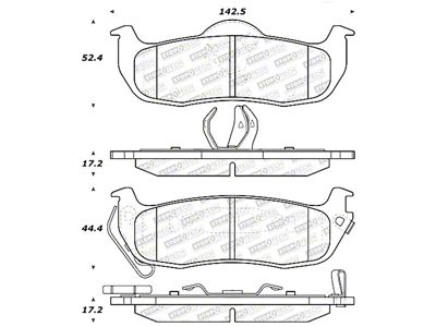 StopTech Street Select Brake Pads - Front - 305.10410