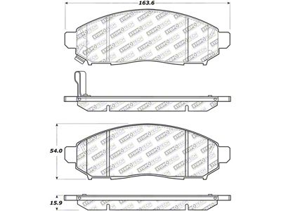 StopTech Street Select Brake Pads - Front - 305.10940
