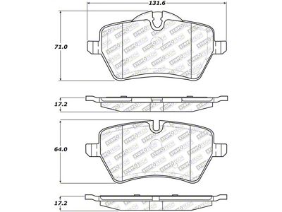 StopTech Street Select Brake Pads - Front - 305.12040