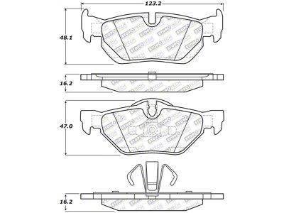StopTech Street Select Brake Pads - Front - 305.12670