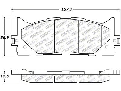 StopTech Street Select Brake Pads - Front - 305.12930