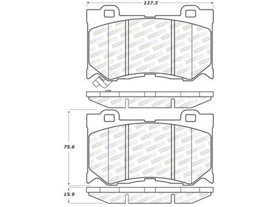 StopTech Street Select Brake Pads - Front - 305.13460