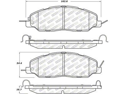StopTech Street Select Brake Pads - Front - 305.14630