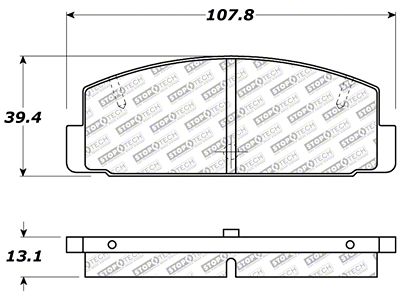 StopTech Street Select Brake Pads - Front/Rear - 305.03320