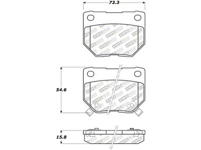 StopTech Street Select Brake Pads - Front/Rear - 305.04610
