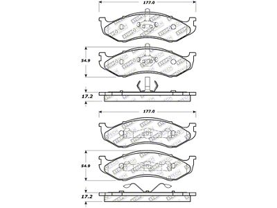 StopTech Street Select Brake Pads - Front/Rear - 305.04770