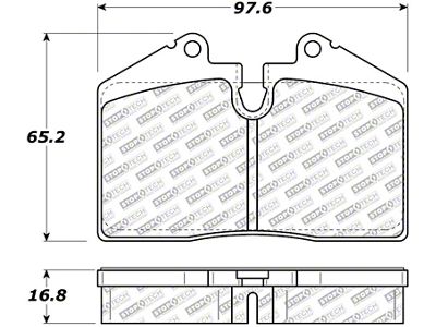 StopTech Street Select Brake Pads - Front/Rear - 305.06080