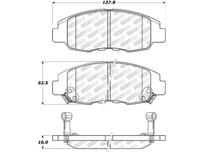 StopTech Street Select Brake Pads - Front/Rear - 305.07640