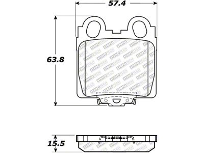 StopTech Street Select Brake Pads - Front/Rear - 305.07710