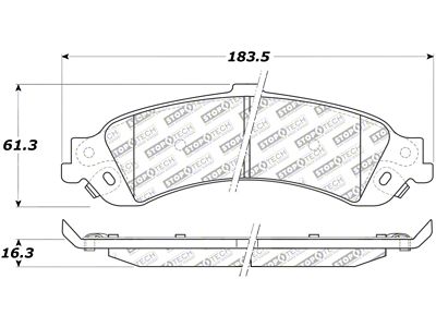 StopTech Street Select Brake Pads - Front/Rear - 305.08340