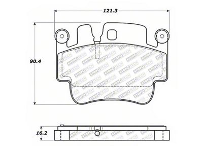 StopTech Street Select Brake Pads - Front/Rear - 305.09170