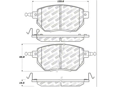 StopTech Street Select Brake Pads - Front/Rear - 305.09690
