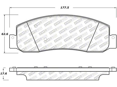 StopTech Street Select Brake Pads - Front/Rear - 305.13330