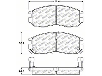 StopTech Street Select Brake Pads - Rear - 305.04840