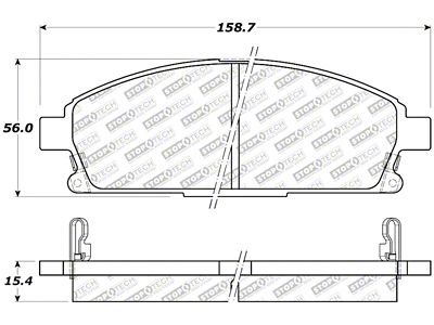 StopTech Street Select Brake Pads - Rear - 305.06910