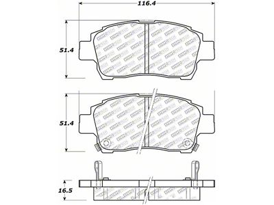 StopTech Street Select Brake Pads - Rear - 305.08220