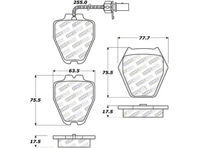 StopTech Street Select Brake Pads - Rear - 305.08390