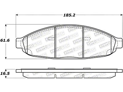 StopTech Street Select Brake Pads - Rear - 305.09970