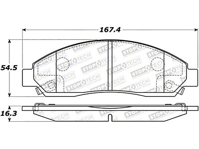 StopTech Street Select Brake Pads - Rear - 305.10390