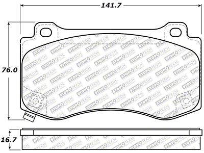 StopTech Street Select Brake Pads - Rear - 305.11490