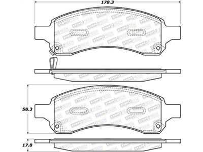 StopTech Street Select Brake Pads - Rear - 305.11690