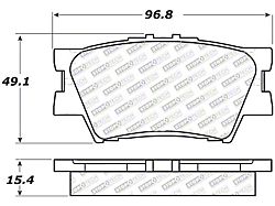 StopTech Street Select Brake Pads - Rear - 305.12120