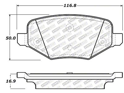 StopTech Street Select Brake Pads - Rear - 305.13770