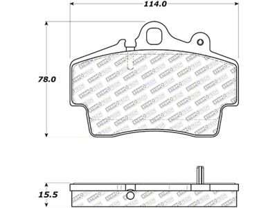 StopTech Street Select Brake Pads w/ Hardware - Front - 305.07370