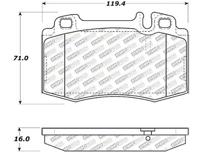 StopTech Street Select Brake Pads w/Hardware - Front - 305.08470