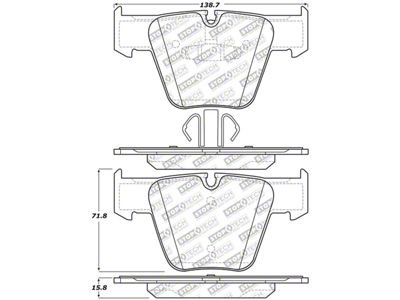 StopTech Street Select Brake Pads w/Hardware - Front - 305.12890