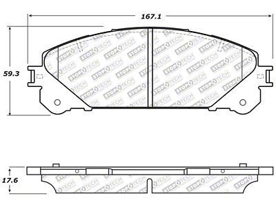StopTech Street Select Brake Pads w/Hardware - Front - 305.13240