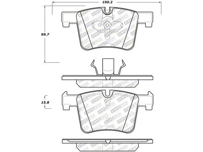 StopTech Street Select Brake Pads w/Hardware - Front - 305.15610