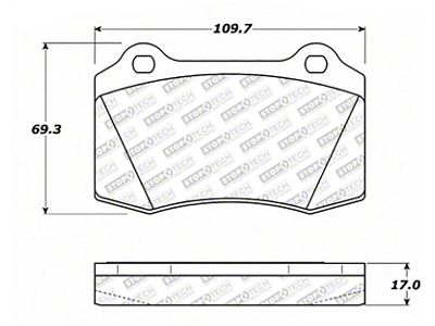 StopTech Street Select Brake Pads w/Hardware - Front/Rear - 305.05920