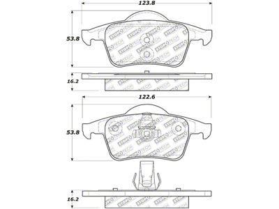 StopTech Street Select Brake Pads w/ Hardware Rear - 01-09 - 305.07950