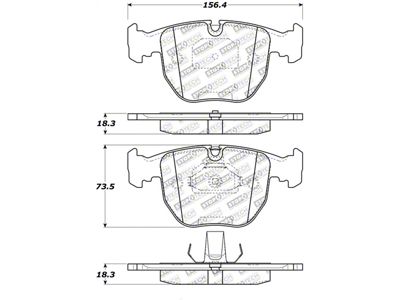 StopTech Street Touring 00-04 BMW M5 E39 / 00-06 X5 - 308.06810