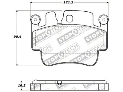StopTech Street Touring 00-07 Porsche Boxster S / 06-07 Cayman - 308.09170