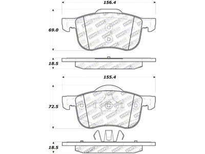 StopTech Street Touring 01-09 Volvo S60 / 99-06 S80 / - 308.07940