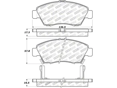 StopTech Street Touring 02-06 Acura RSX Type S / 93-95 - 308.06210