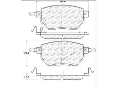 StopTech Street Touring 03-11/05 Infiniti / 05-06 Nissan Front Brake - 308.09690