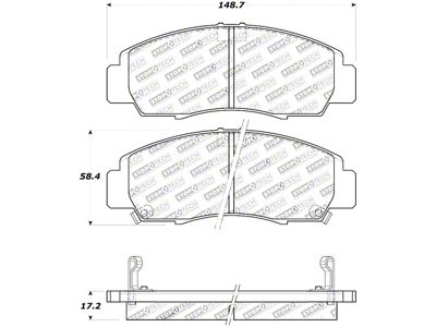 StopTech Street Touring 04-09 Acura TSX / 09 Accord V6 - 308.07870