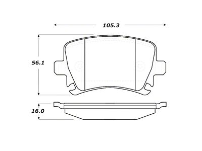 StopTech Street Touring 06-09 Audi A3 / 05-09 Audi A4/A6 - 308.11080