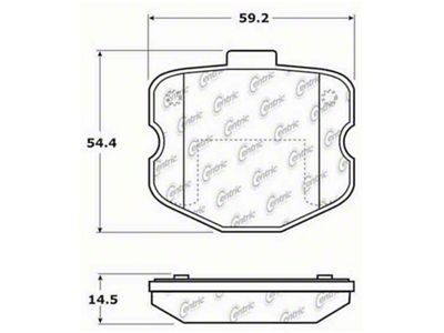 StopTech Street Touring 06-09 Chevrolet Corvette Z06 Front Brake Pads - 308.11850