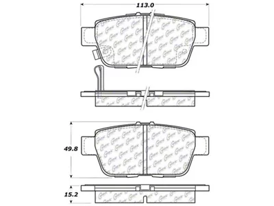 StopTech Street Touring 06-13 Honda Ridgeline / Acura TL Rear - 308.11030