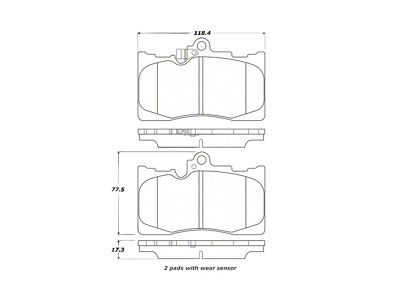 StopTech Street Touring 06 Lexus GS300/430 / 07-08 GS350 Front - 308.11180